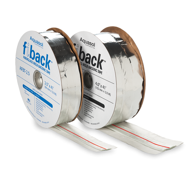 Aquasol Fiback® Weld Backing Tape 600AMP with Fiberglass Center AFBT