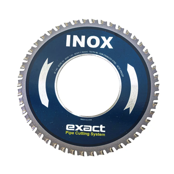 Exact Inox 140 Blade 140mm - (Stainless Steel, Acid-Resistant Steel)