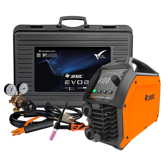 Jasic EVO Tig 200 Pulse DC PFC Tig Welder | 110-240V