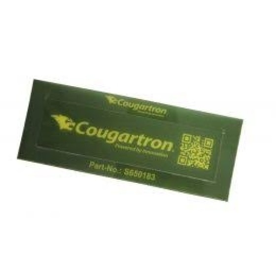 Cougartron Logo Stencil with a Plastic Frame