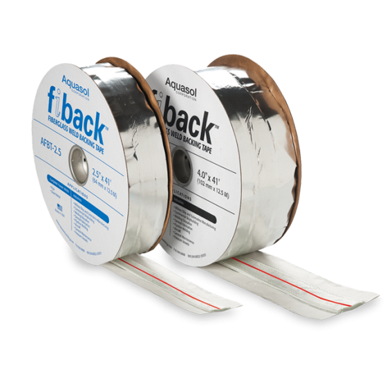 Aquasol Fiback® Weld Backing Tape 200 AMP with Fiberglass Center