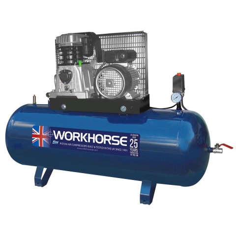 Workhorse Air Compressor 3HP 150L CFM 14 230V HD