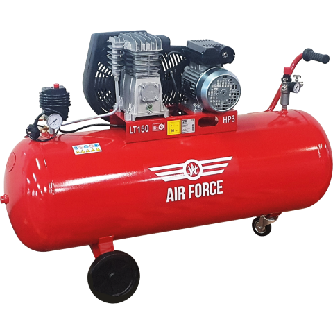  Air Force Air Compressor 3HP 150L 12.7 CFM 230V Portable