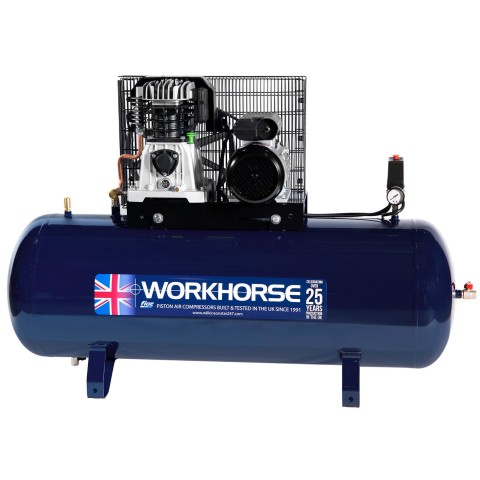 Workhorse Air Compressor 4HP 200L CFM 17.7 240V 