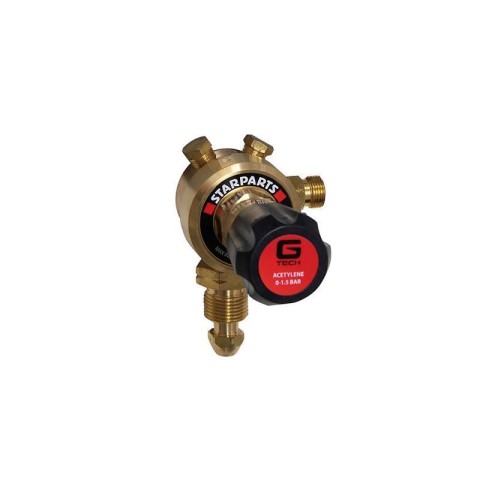 Acetylene Regulator Single Stage Plugged 25 Bar