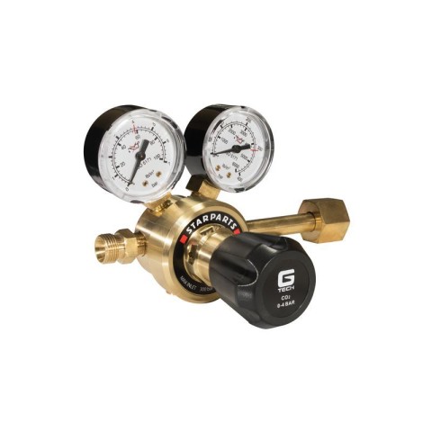 CO2 Regulator Single Stage 2 Gauge Side Entry