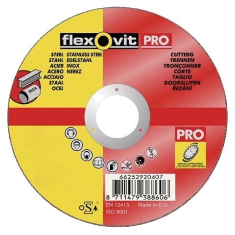 Flexovit 230 X 3.2mm Pro Cutting Discs- PKT5